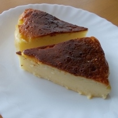 作り方は簡単だけど、おいしそうなケーキを目の前にして1日我慢するのが難しかったです（＞へ＜；）でも我慢したおかげでおいしくいただきました♪